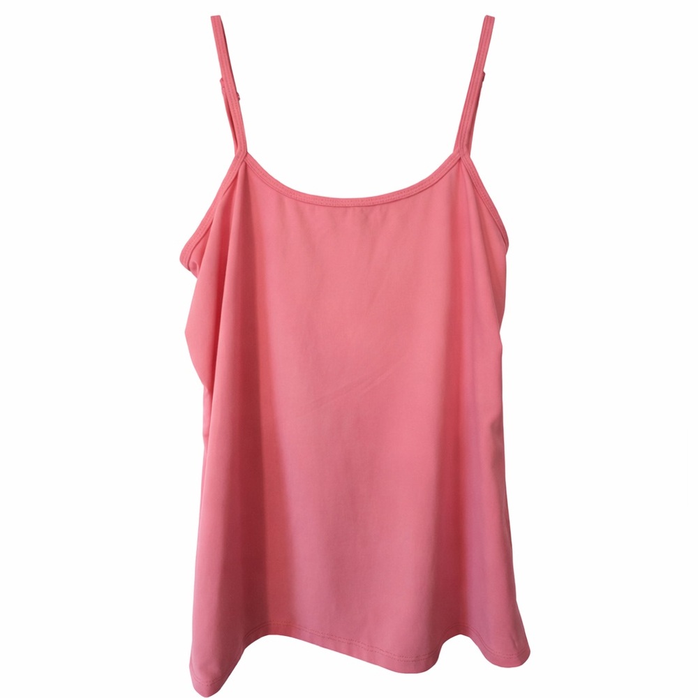 Camisole Cami Top pink rose adjustable straps size M